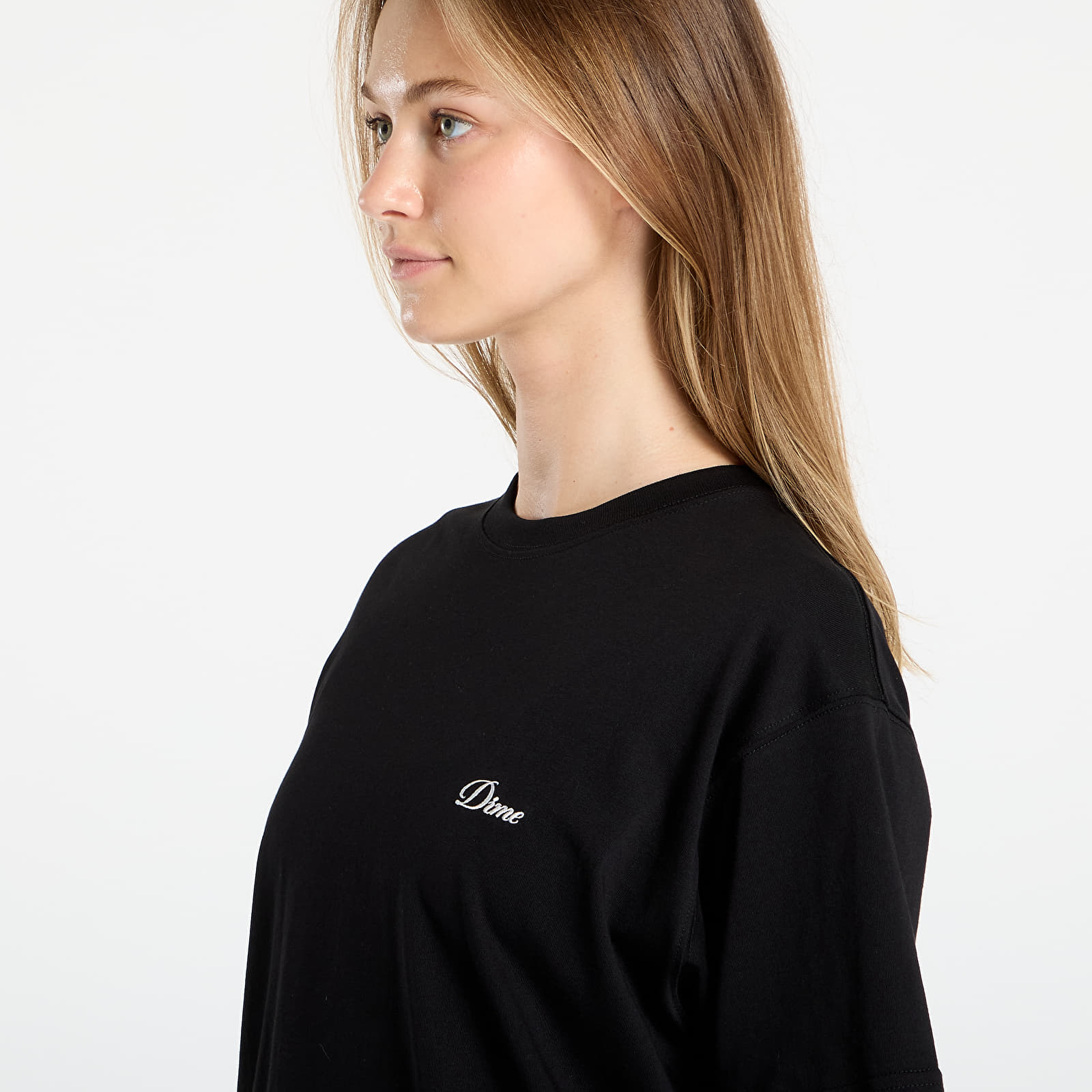 T-shirts DIME Cursive Small Logo T-Shirt UNISEX Black