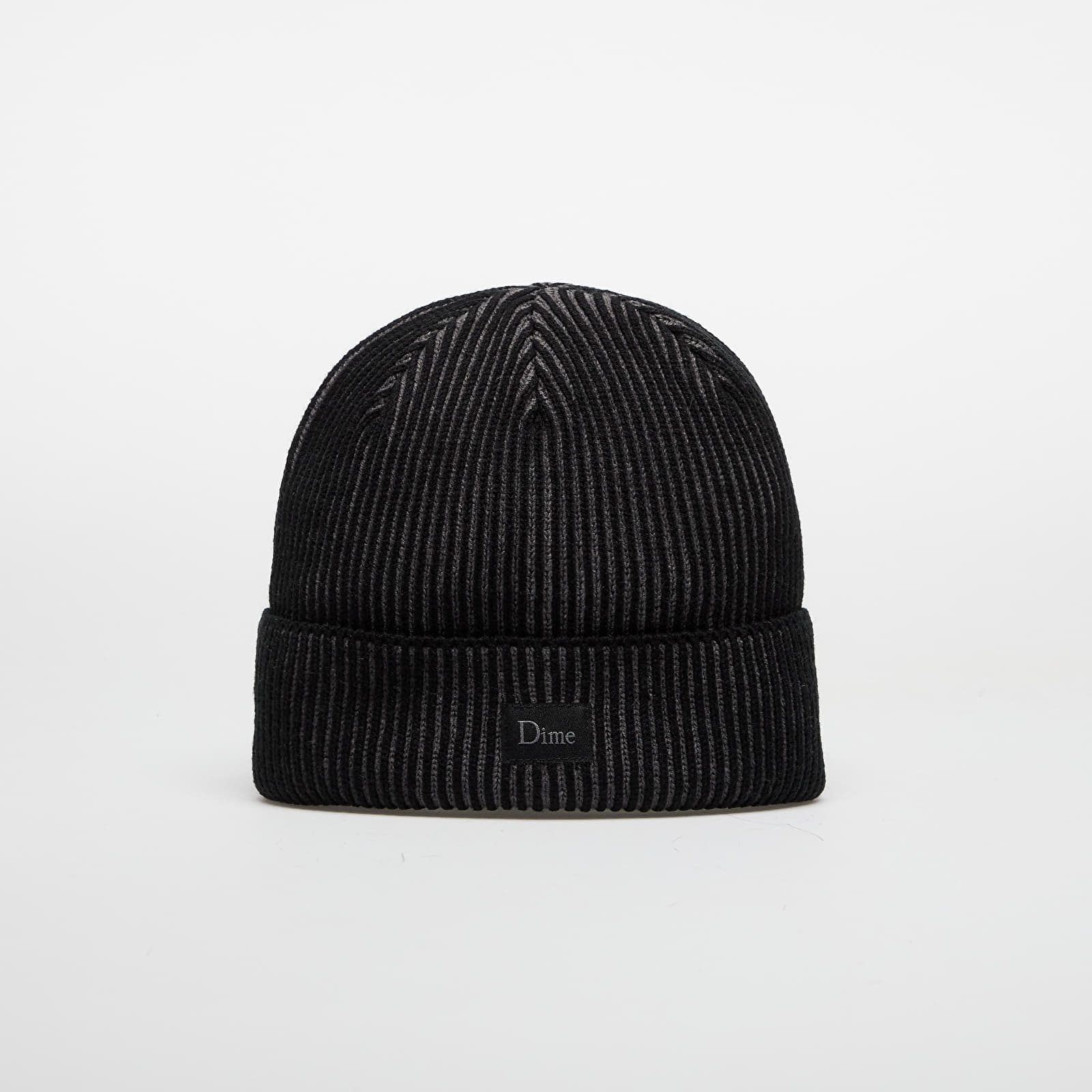Mützen DIME Classic Rib Beanie Black/ Charcoal