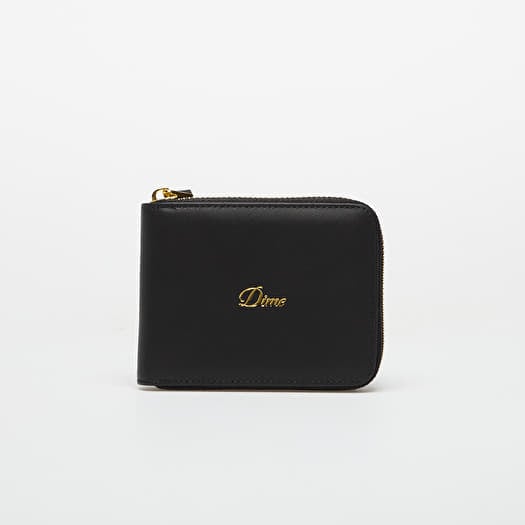 Wallet DIME Cursive Zip Wallet Black