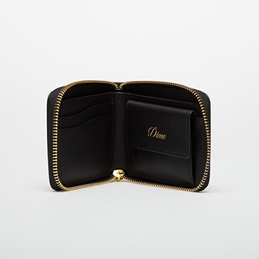 Wallets DIME Cursive Zip Wallet Black | Footshop