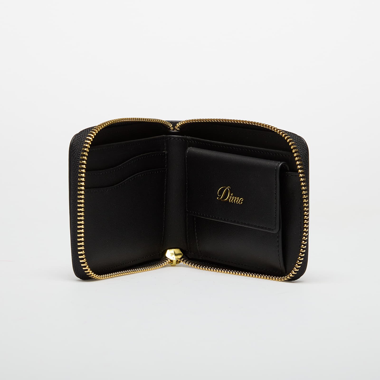 Geldbörsen DIME Cursive Zip Wallet Black