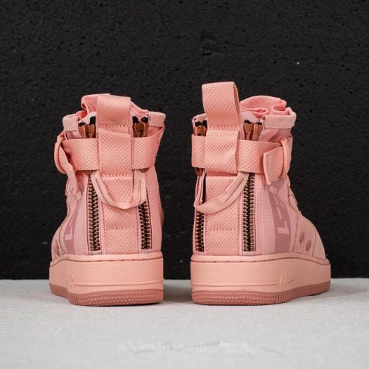 Men s shoes Nike SF Air Force 1 Mid Suede Coral Stardust Red Stardust Footshop