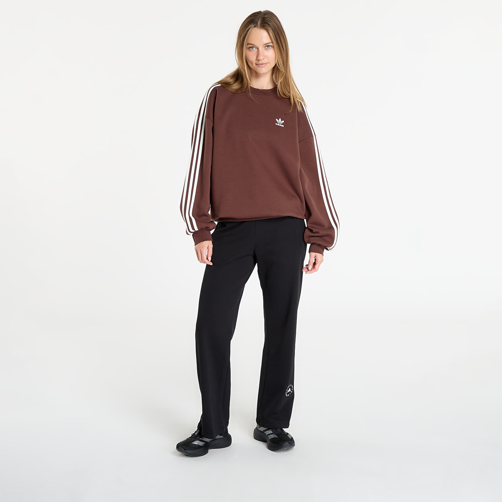 Hoodies voor heren adidas Adicolor Oversized Crew Sweatshirt Auburn