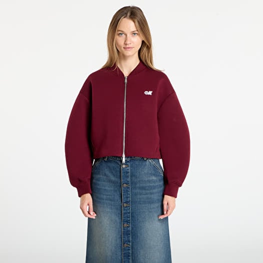 Calvin Klein Jeans Oversized Bomber Red