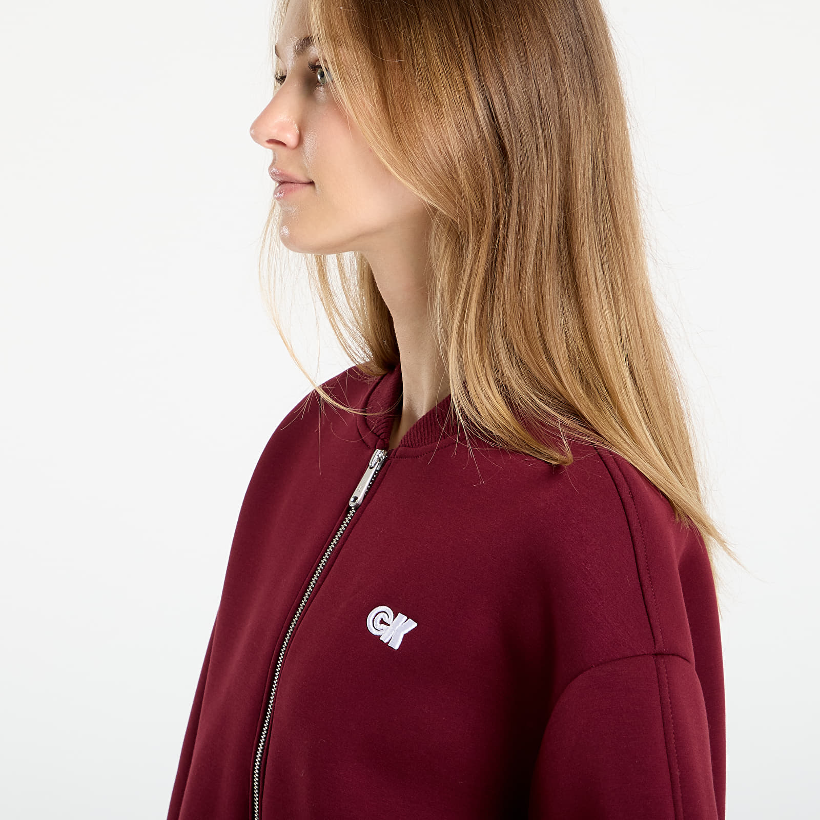Jackor Calvin Klein Jeans Oversized Bomber Red