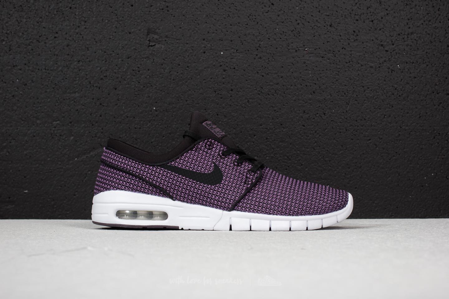 Men s shoes Nike SB Stefan Janoski Max Black Black Pro Purple White Footshop