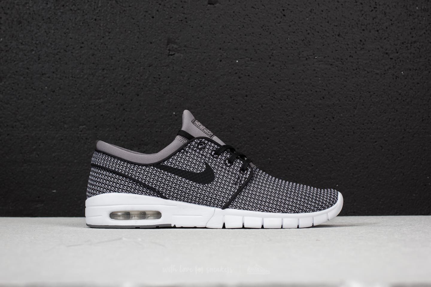 Men s shoes Nike Stefan Janoski Max Gunsmoke Black White Footshop