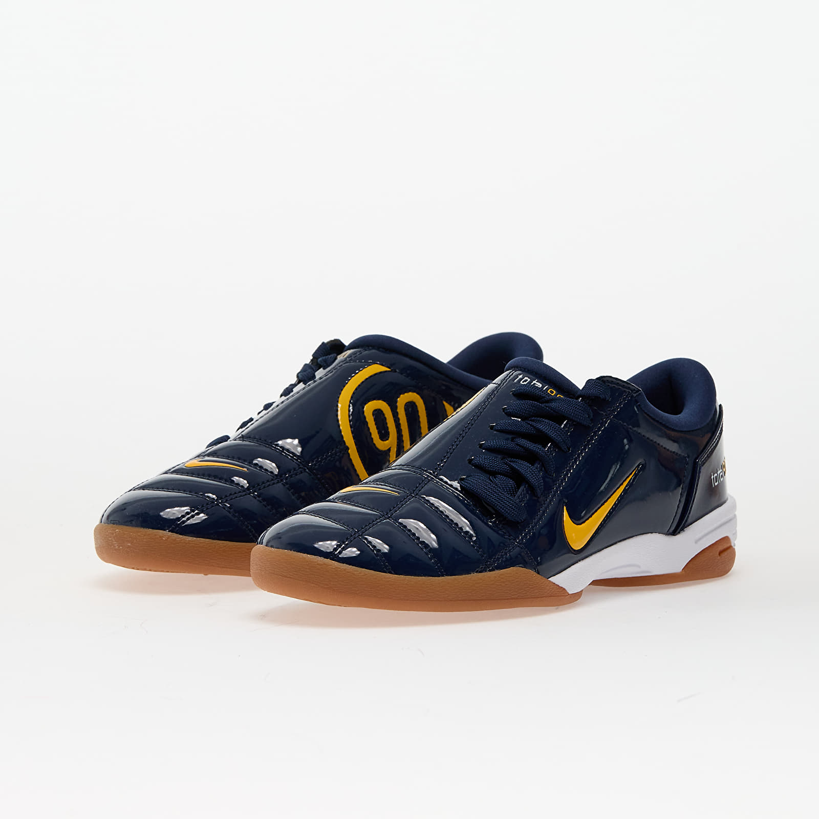 Damesschoenen Nike Wmns T90 Midnight Navy/ Univ Gold-White-Gum Med Brown