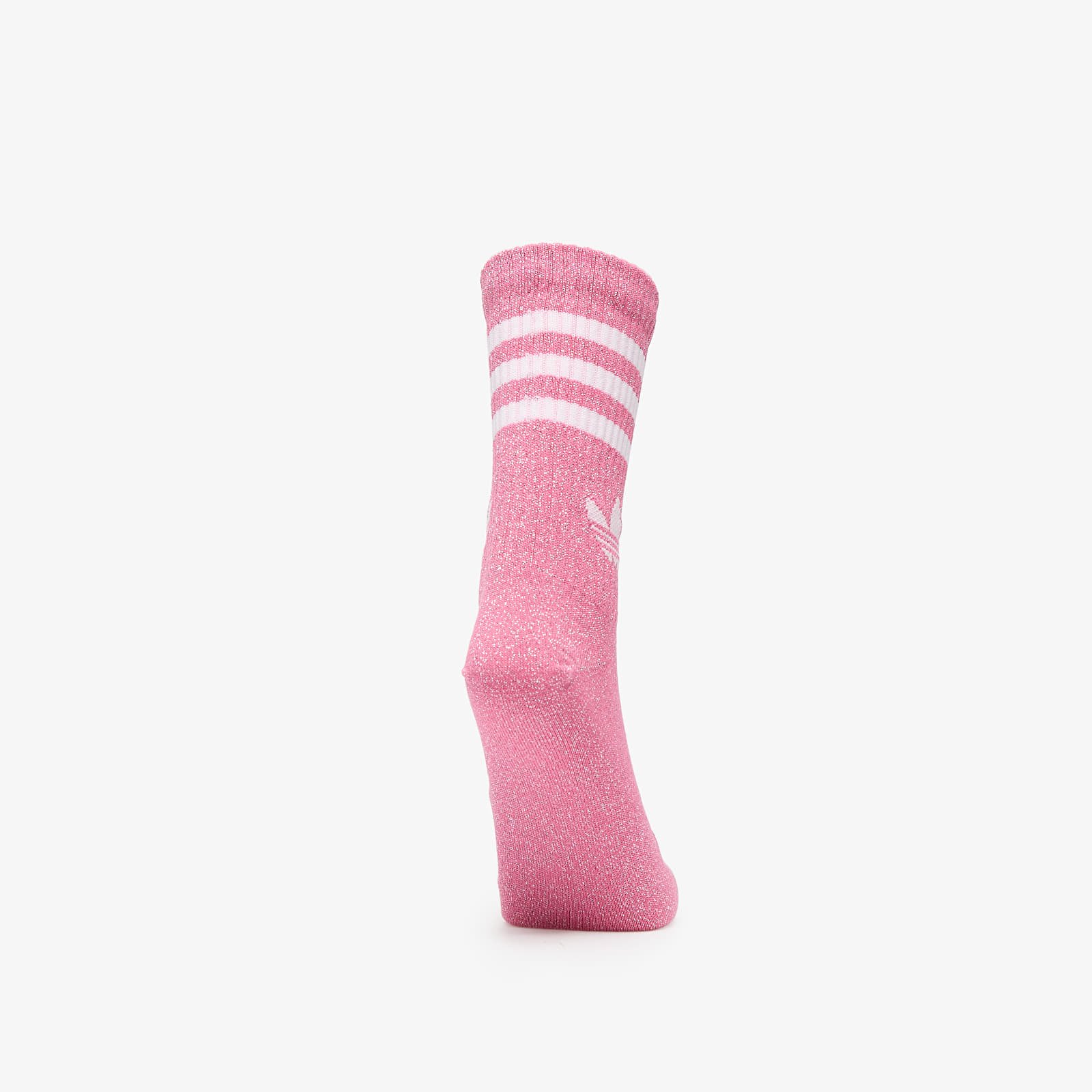 Sukat adidas 3-Stripes Glitter Crew Socks 2-Pack Pink Fusion
