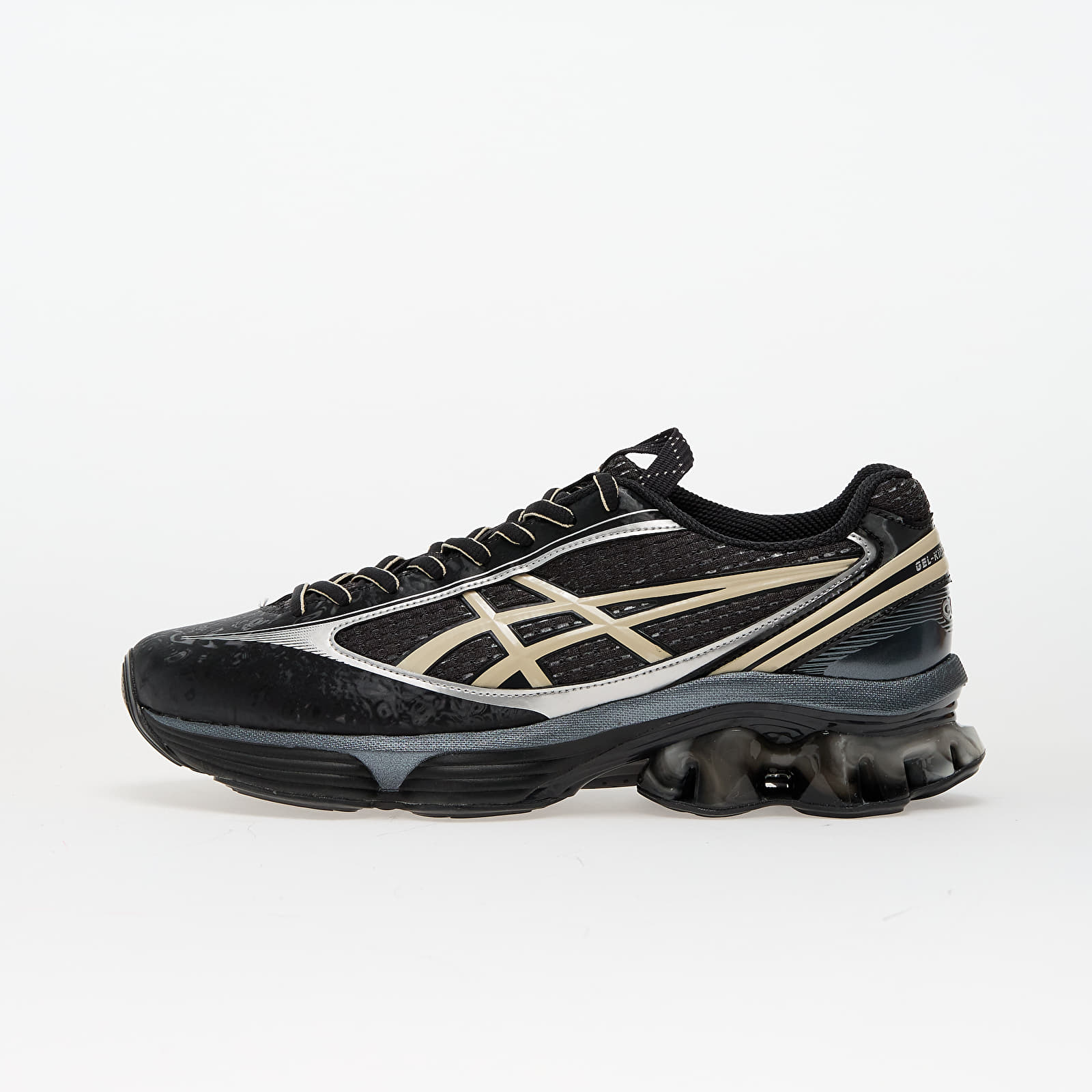 Herren Sneaker und Schuhe Asics Us6-S Gel-Kinetic Fluent Black/ Vanilla