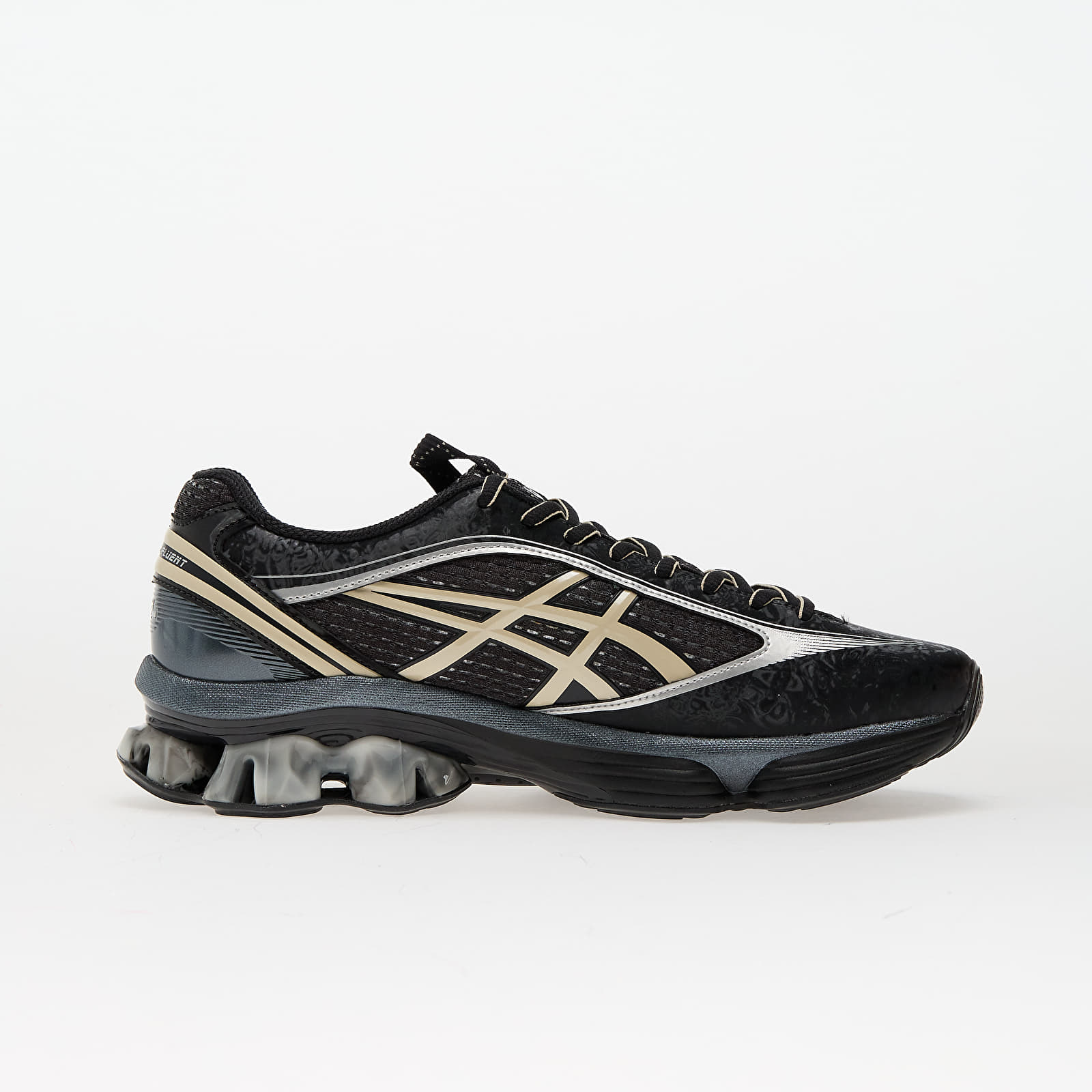 Herren Sneaker und Schuhe Asics Us6-S Gel-Kinetic Fluent Black/ Vanilla