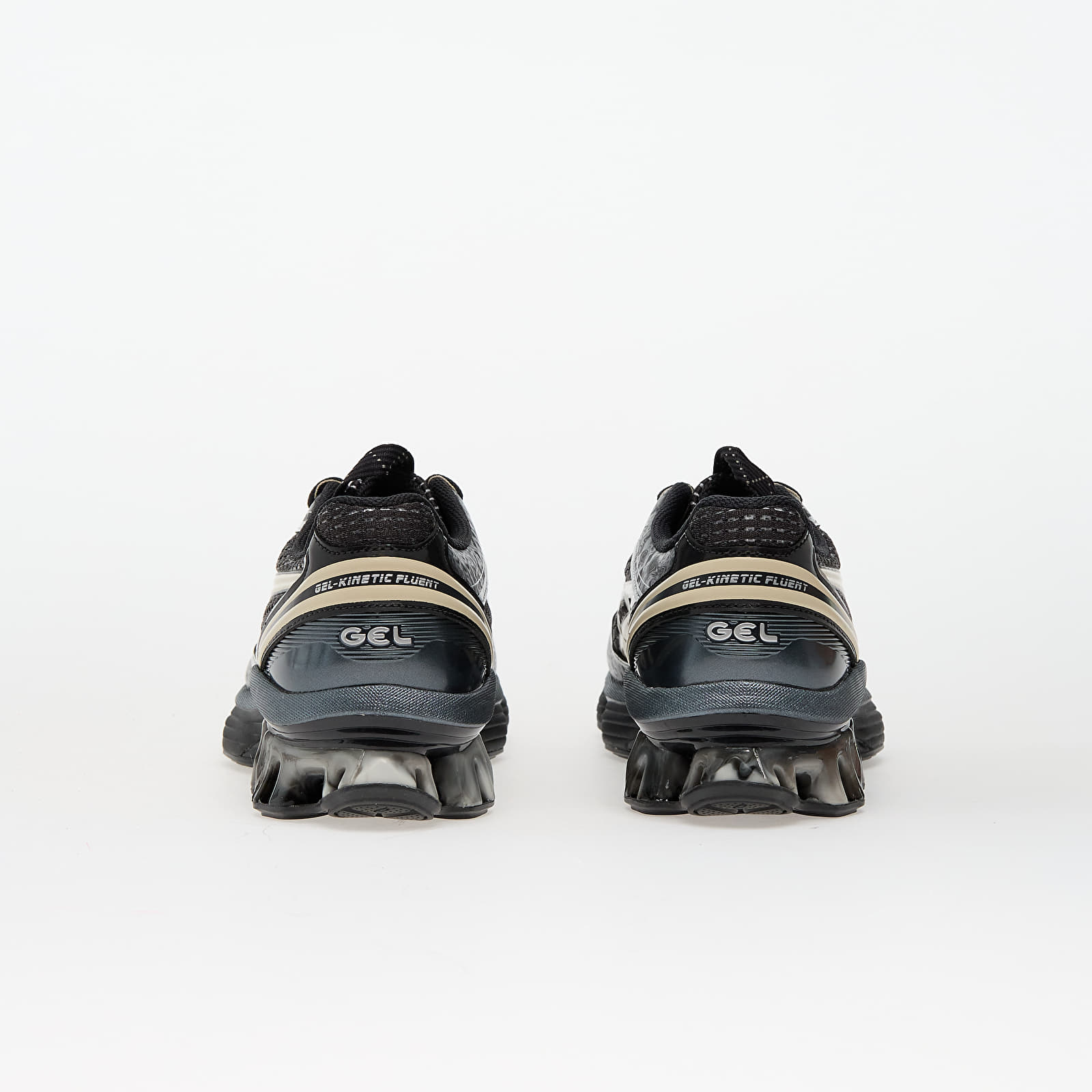 Herren Sneaker und Schuhe Asics Us6-S Gel-Kinetic Fluent Black/ Vanilla