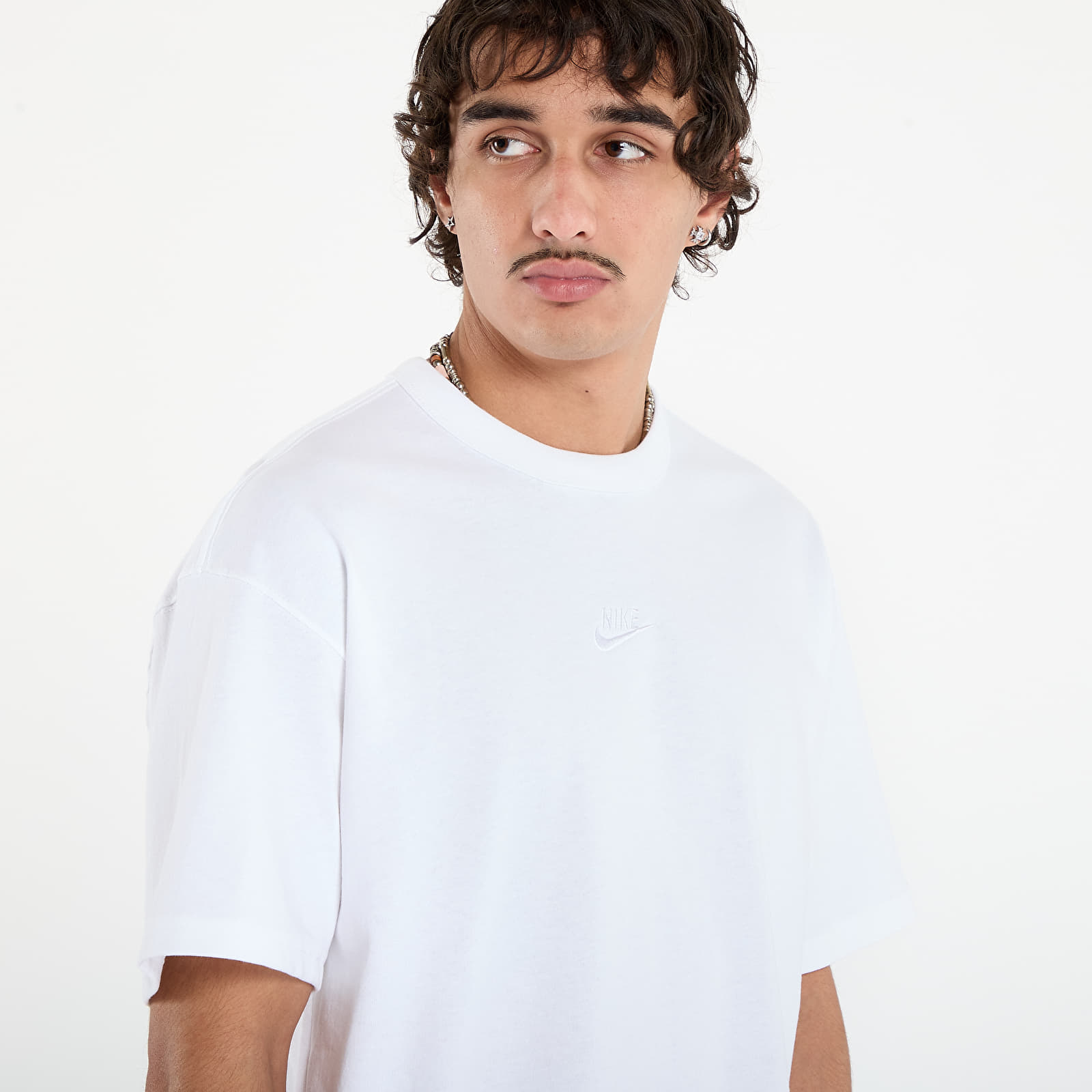 Koszulki Nike Sportswear Premium Essentials Men's T-Shirt White/ White