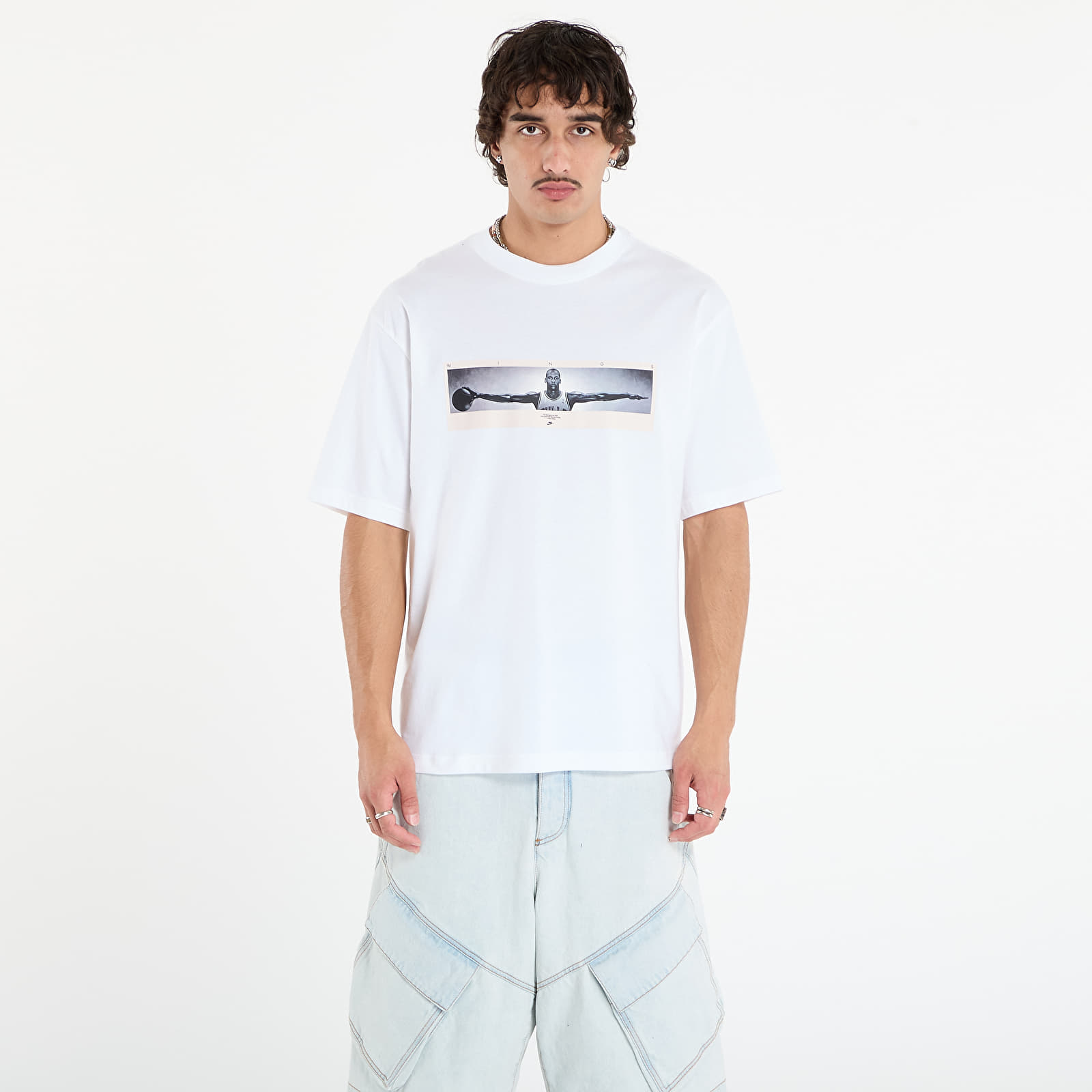 Marškinėliai Jordan Men's Photo T-Shirt White/ Black