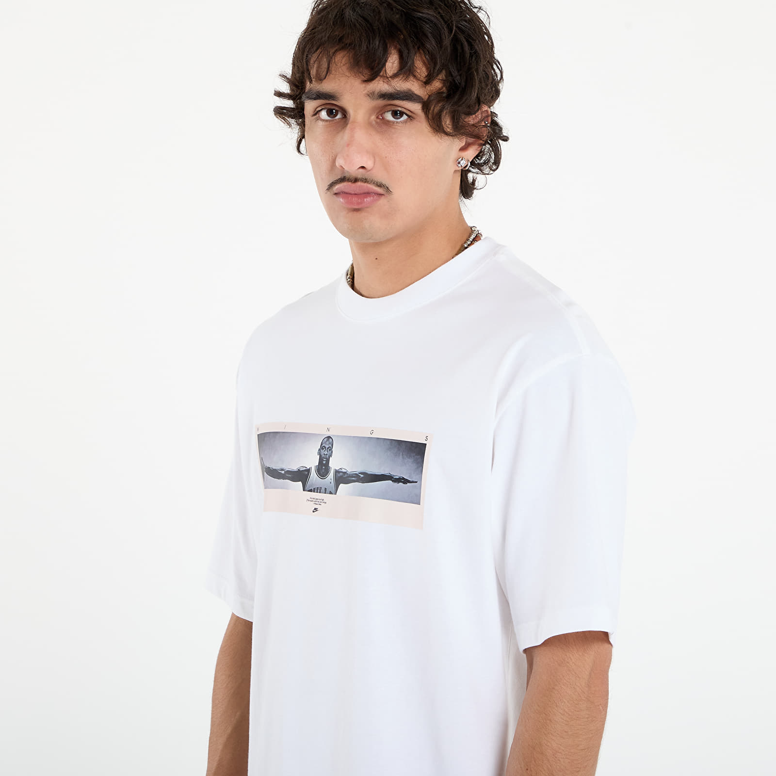 Marškinėliai Jordan Men's Photo T-Shirt White/ Black