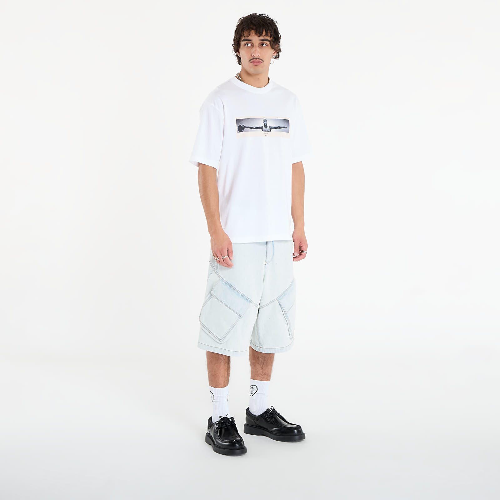 Marškinėliai Jordan Men's Photo T-Shirt White/ Black