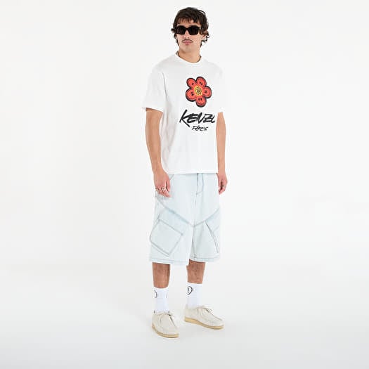 KENZO★Kenzo x Futura 2000' ロング スリーブ コットン Tシャツ Kenzo x Futura 2000' ルーズ ロング スリーブ コットン Tシャツ