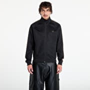 FRED PERRY Contrast Tape Track Jacket Black/ Shadedston