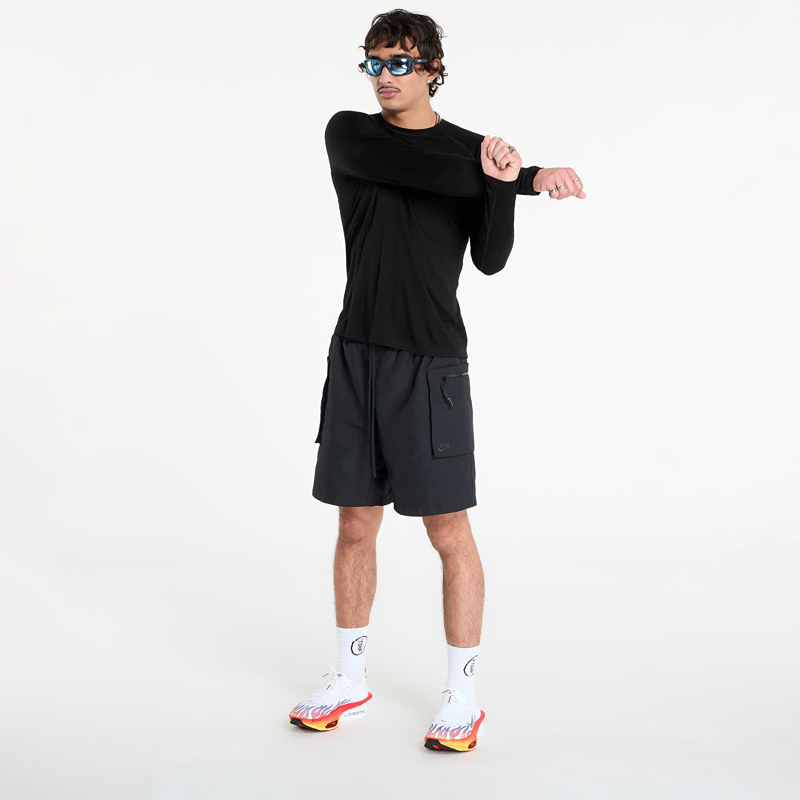 Marškinėliai NNormal Men's Merino Long Sleeve T-shirt Black