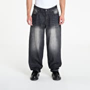 DIME Classic Baggy Denim Pants Sandblasted Black