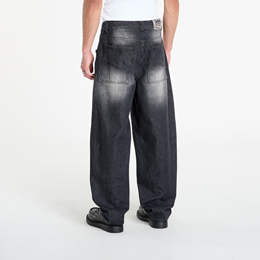 【Dime】CLASSIC BAGGY DENIM PANTS DIME Classic Baggy Denim Pants Sandblasted Black | Footshop