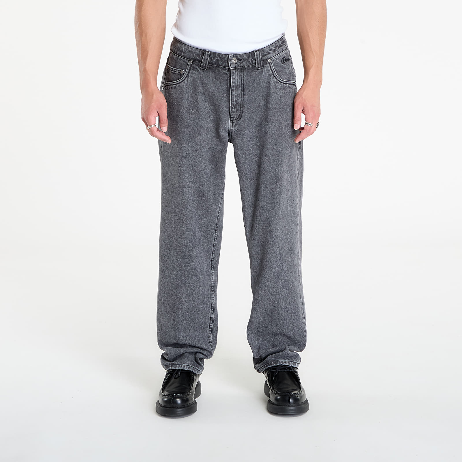 Jeans DIME Classic Relaxed Denim Pants Faded Black