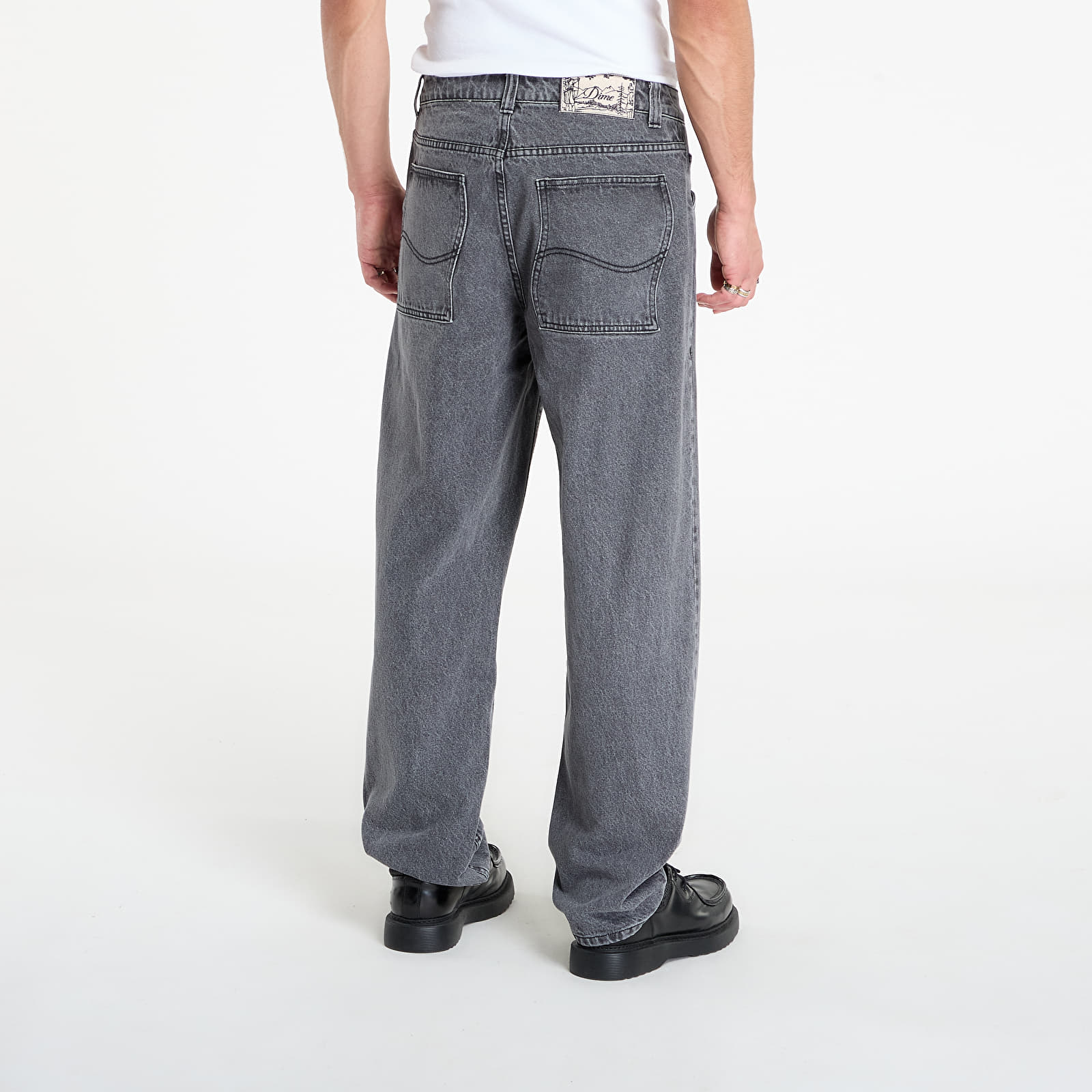 Jeans DIME Classic Relaxed Denim Pants Faded Black