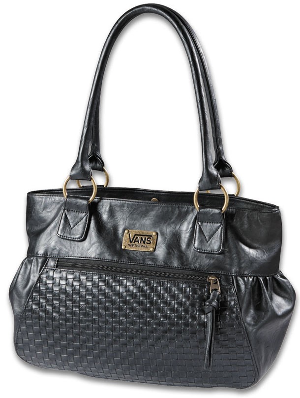 Crossbody tassen Vans Crushed Medium Bag Black