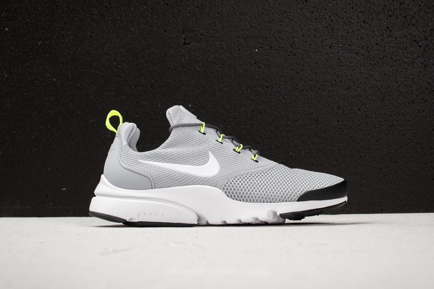 Men s shoes Nike Presto Fly Wolf Grey White Black Volt Footshop