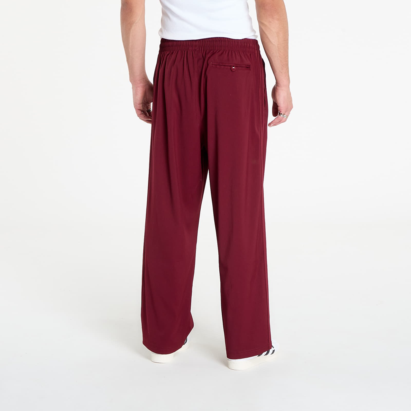 Broek adidas Premium Baggy Track Pants Better Scarlet/ Black