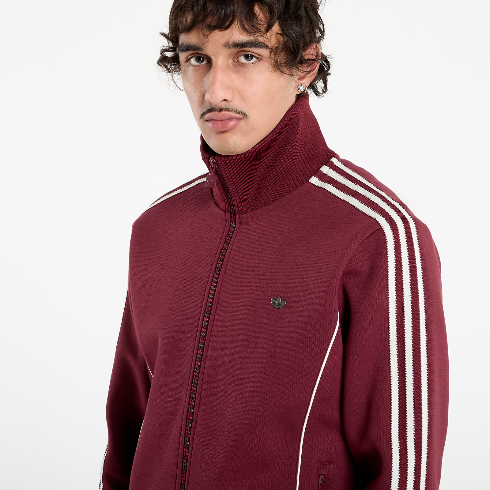 Džemperiai su gobtuvais ir džemperiai adidas Premium Track Top Shadow Red