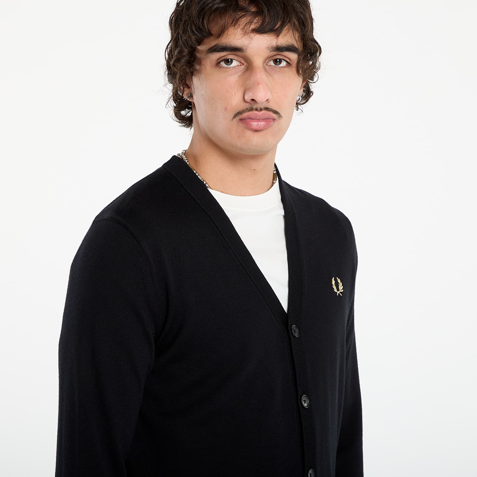 Villapaidat FRED PERRY Classic Cardigan Black