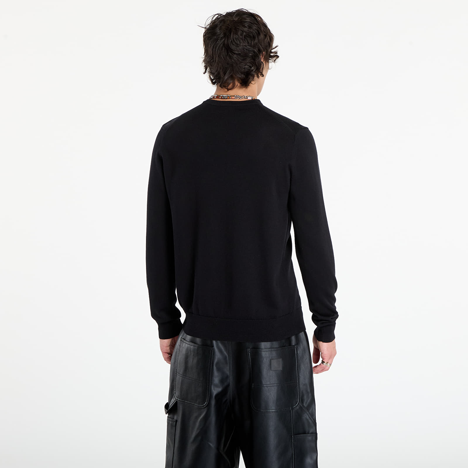 Villapaidat FRED PERRY Classic Crew Neck Jumper Black