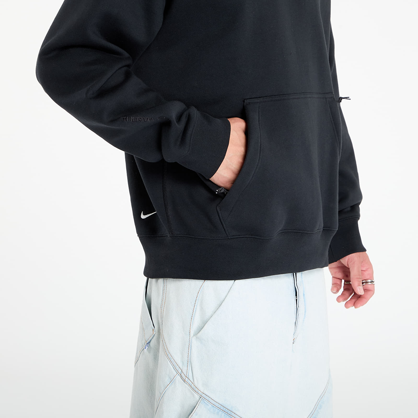 Hoodies and sweatshirts Nike ACG Therma-FIT Fleece Pullover Hoodie Black/ Anthracite/ Summit White