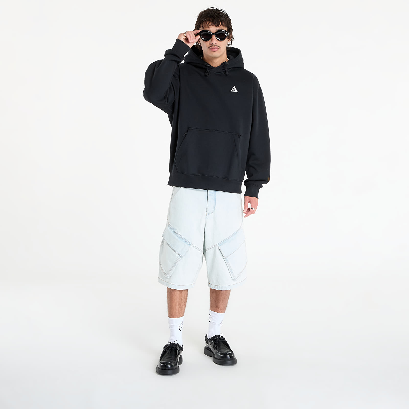 Hoodies and sweatshirts Nike ACG Therma-FIT Fleece Pullover Hoodie Black/ Anthracite/ Summit White