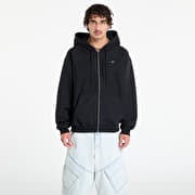 Nike Solo Swoosh Men's Full-Zip Fleece Hoodie Black/ Black/ White