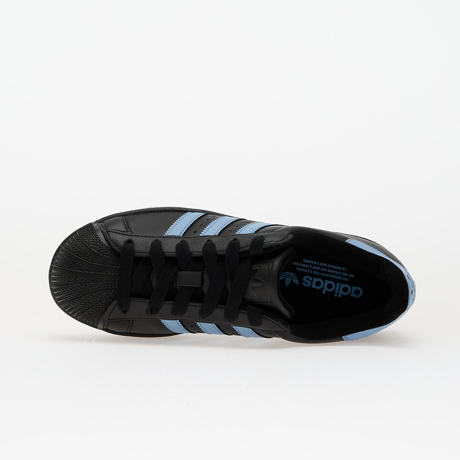 Дамски кецове и обувки adidas Superstar II Core Black/ Ash Blue/ Core Black