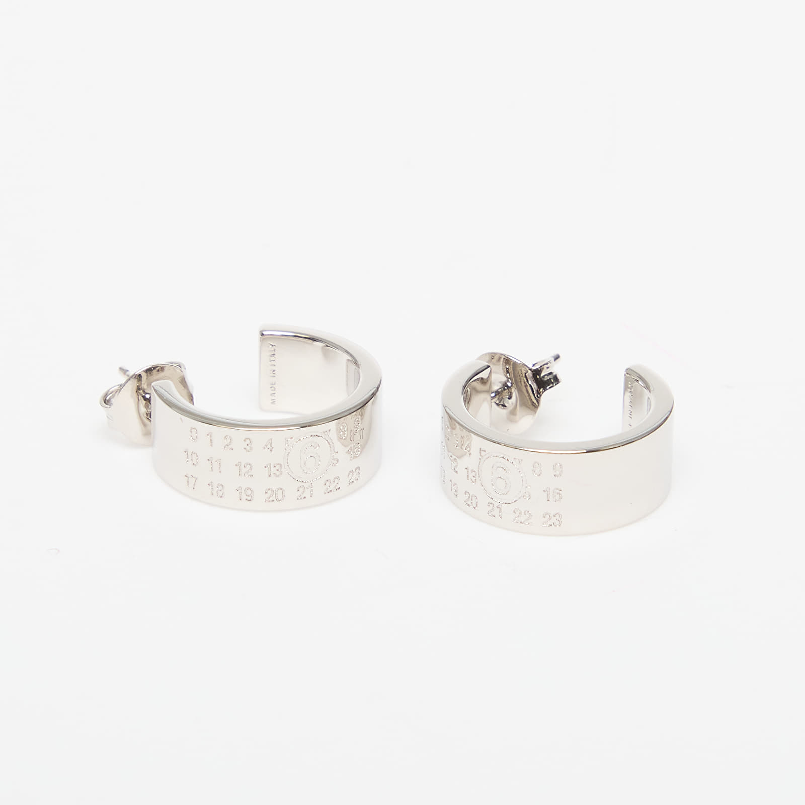 Schmuck MM6 Avp Earrings Polished Palladio
