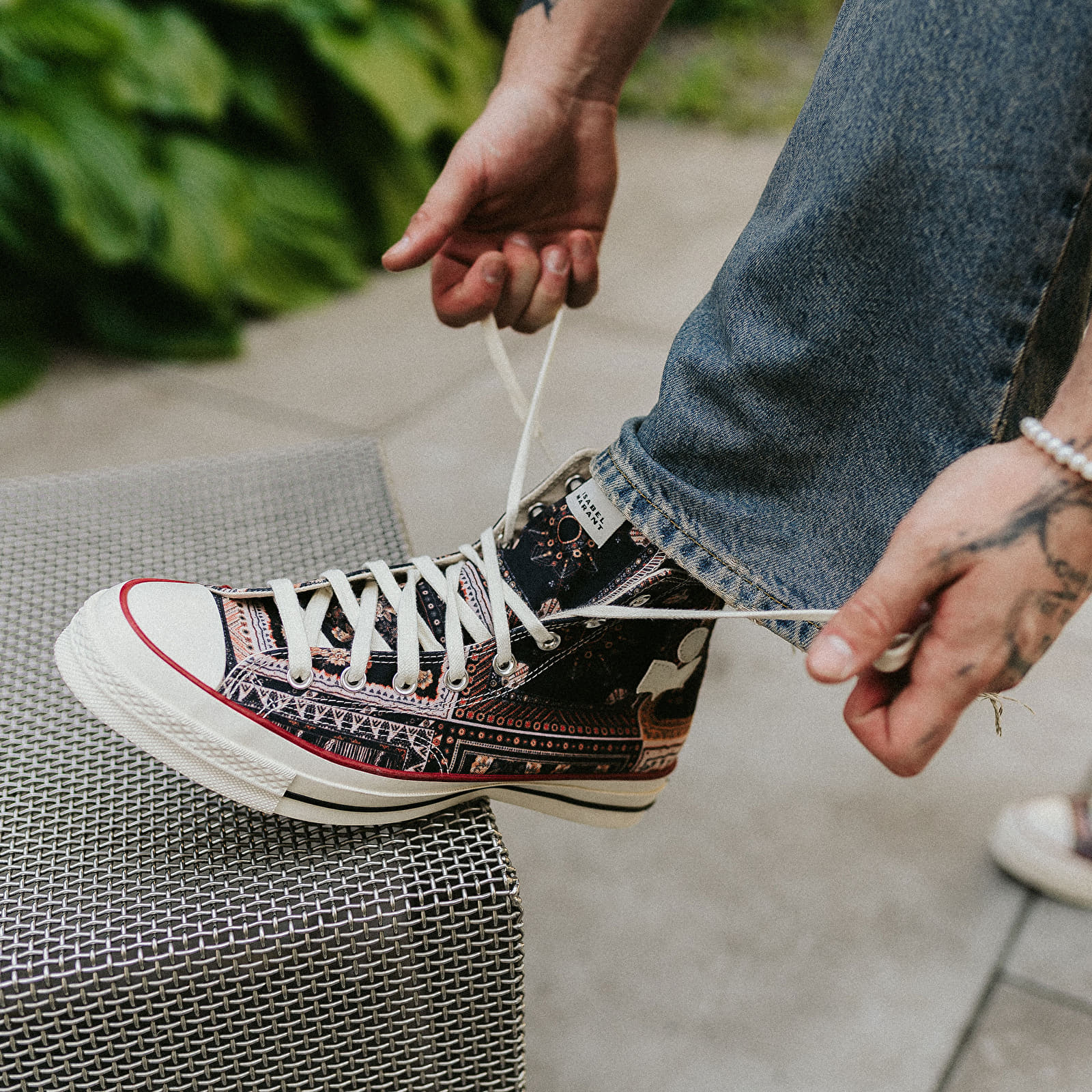 Zapatillas Hombre Converse x Isabel Marant Chuck 70 Black/Vanilla Ice/Red