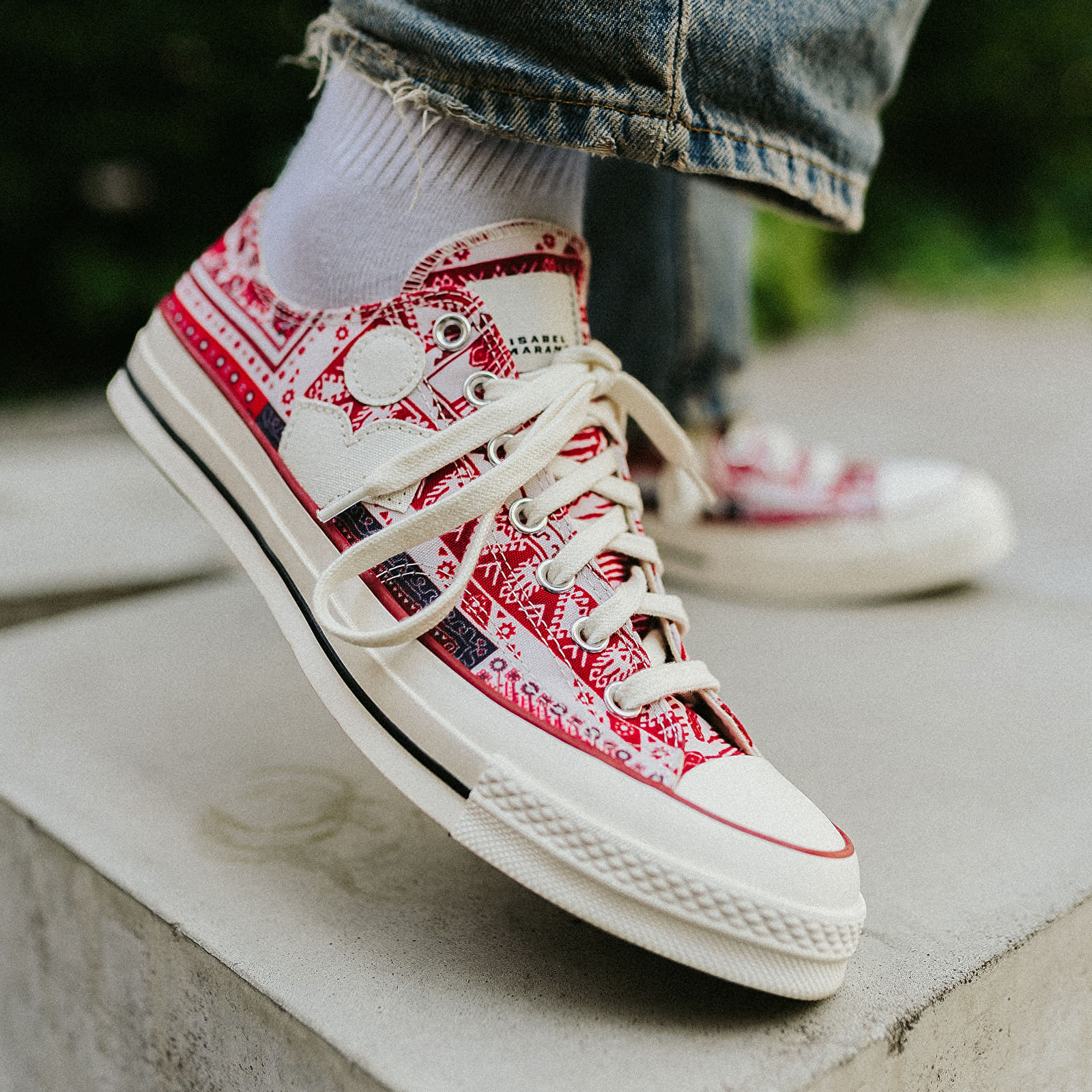 Chaussures et baskets homme Converse x Isabel Marant Chuck 70 Vanilla Ice/Red/Black