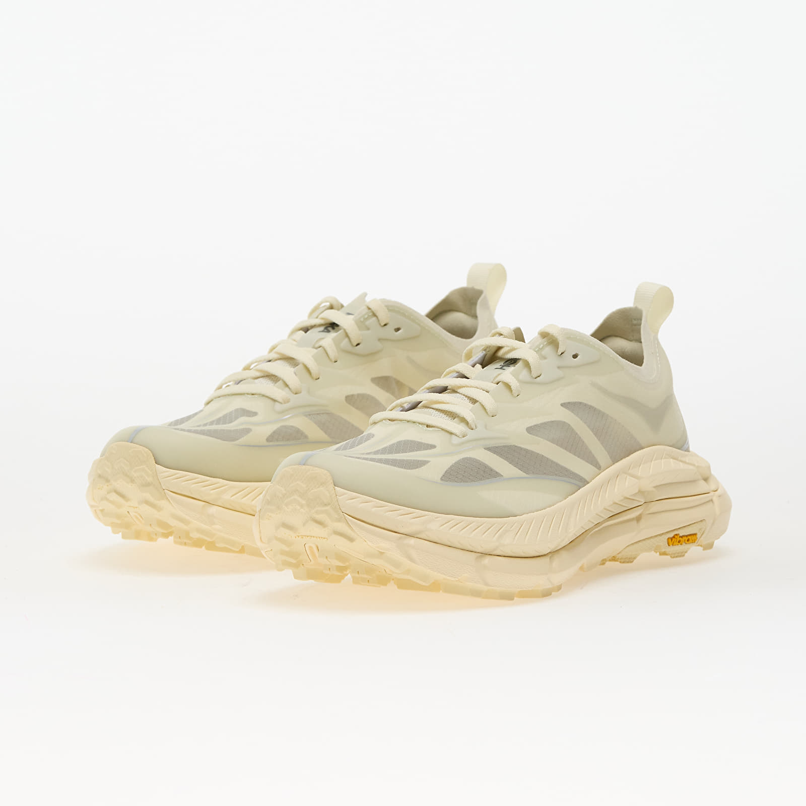 Skor för män Hoka® U Mafate Speed 4 Lite Truffle Salt/ Vintage Yellow