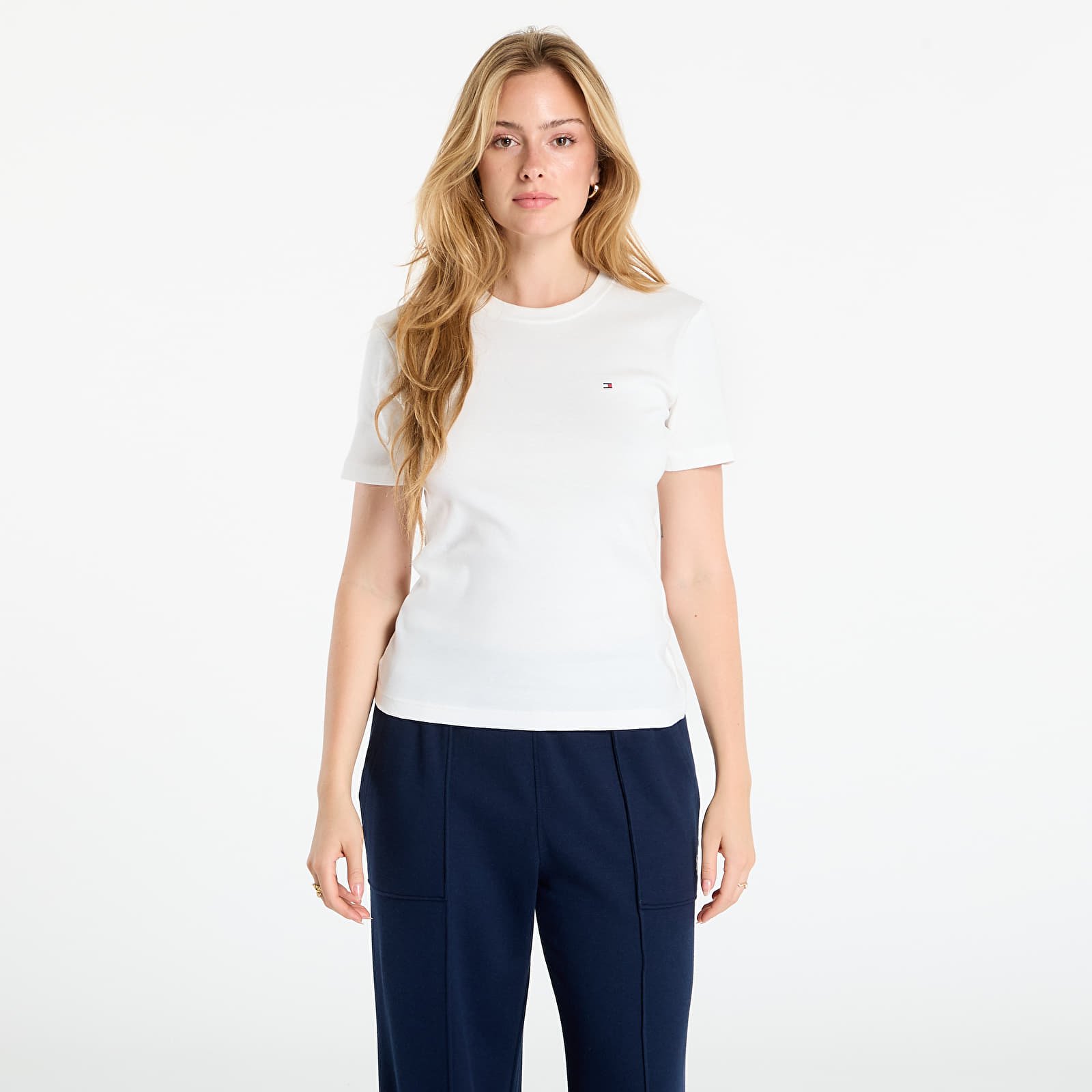Дамски тениски Tommy Hilfiger Slim Cody C-Nk Ss White
