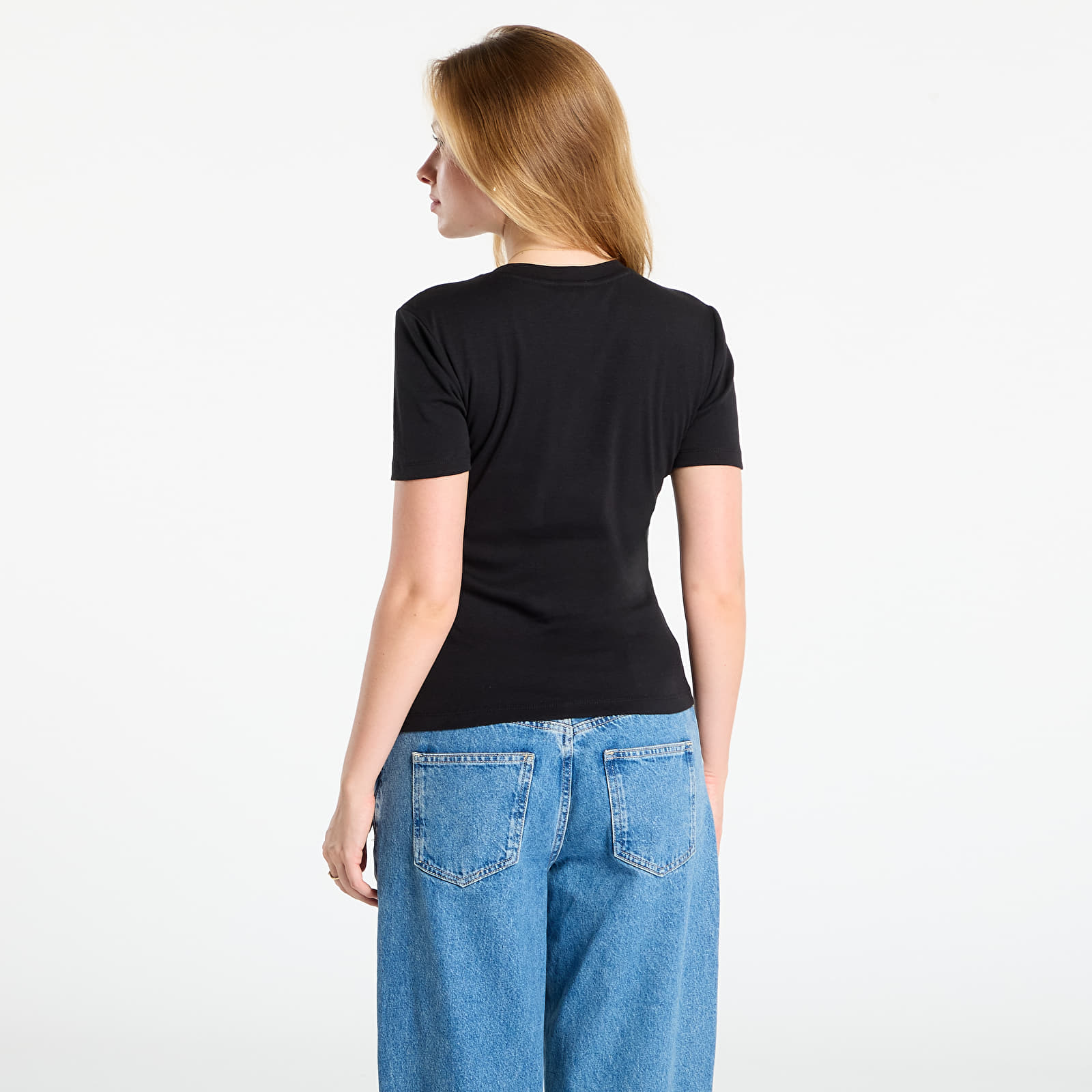 Дамски тениски Tommy Hilfiger Slim Cody C-Nk Ss Black