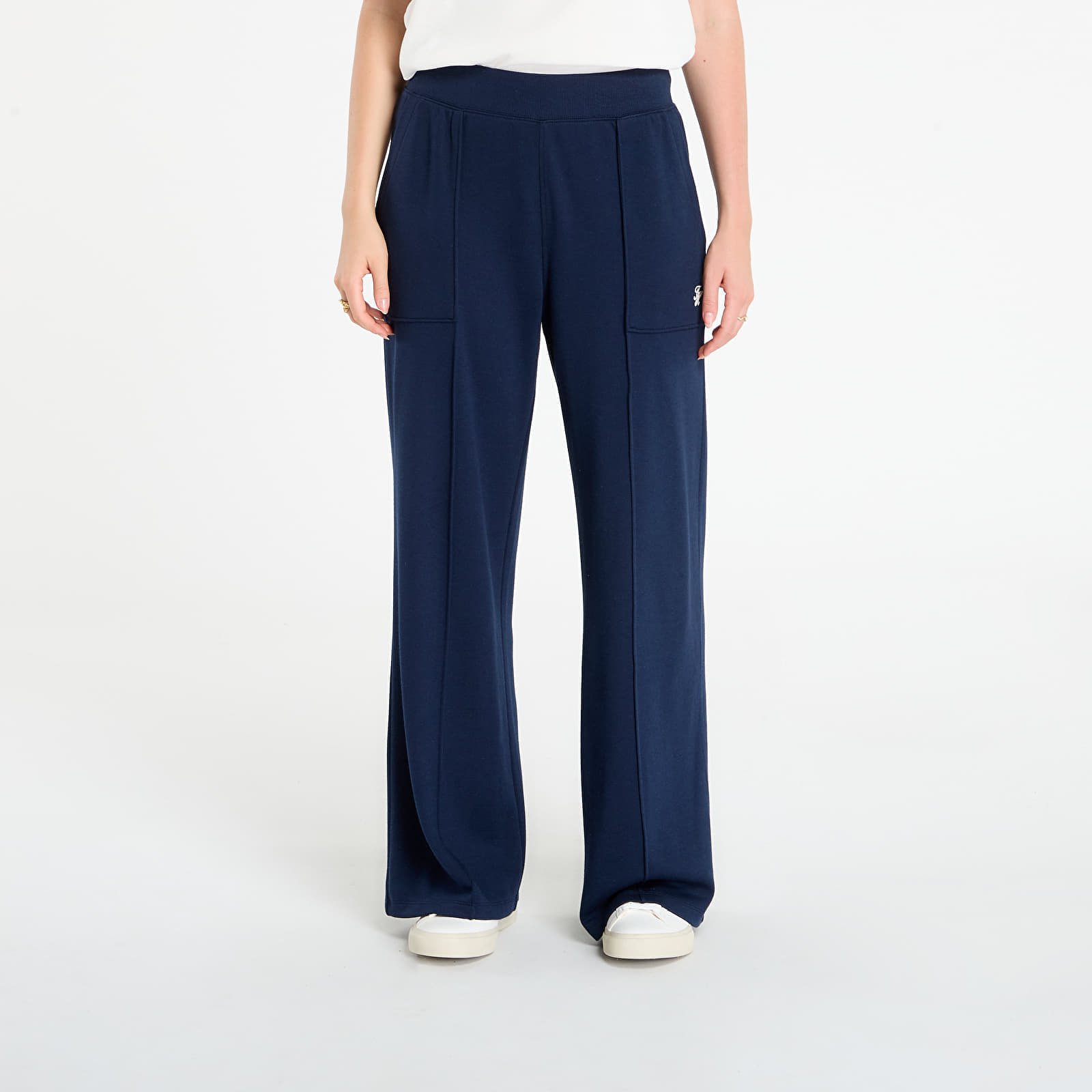 Pantaloni de trening Tommy Hilfiger Th Script Straing Pique Pant Navy XS