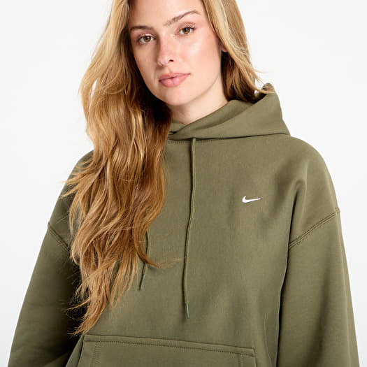 olive green nike hoodie women's