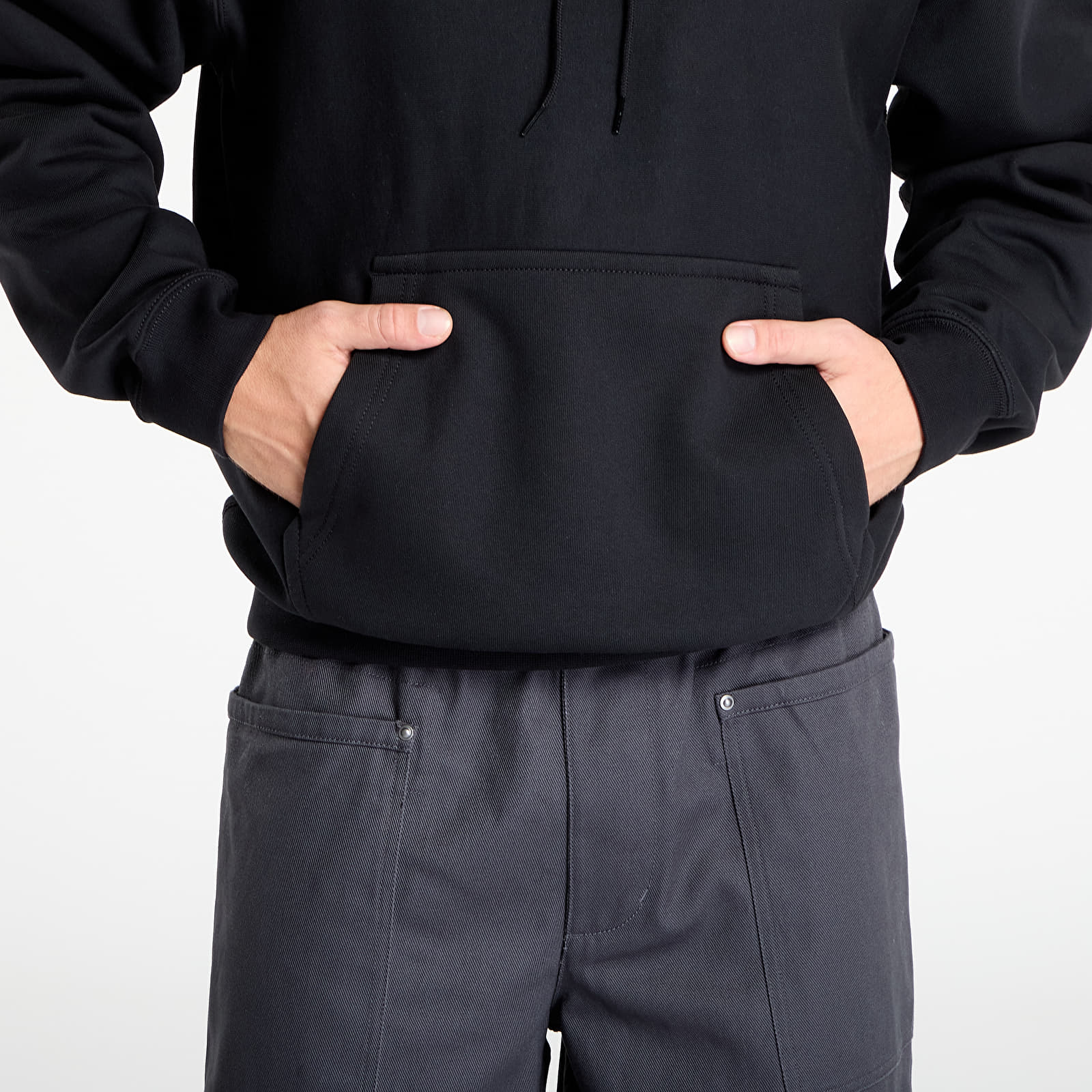 Ανδρικά φούτερ Nike Solo Swoosh Men's Pullover Hoodie Black/ Black/ White