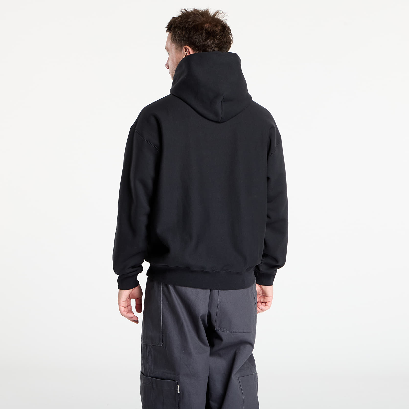 Ανδρικά φούτερ Nike Solo Swoosh Men's Pullover Hoodie Black/ Black/ White