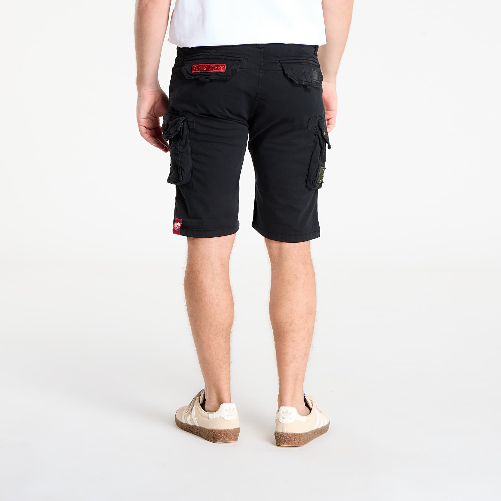 Ανδρικά σορτς Alpha Industries Inc. Crew Short Patch Black