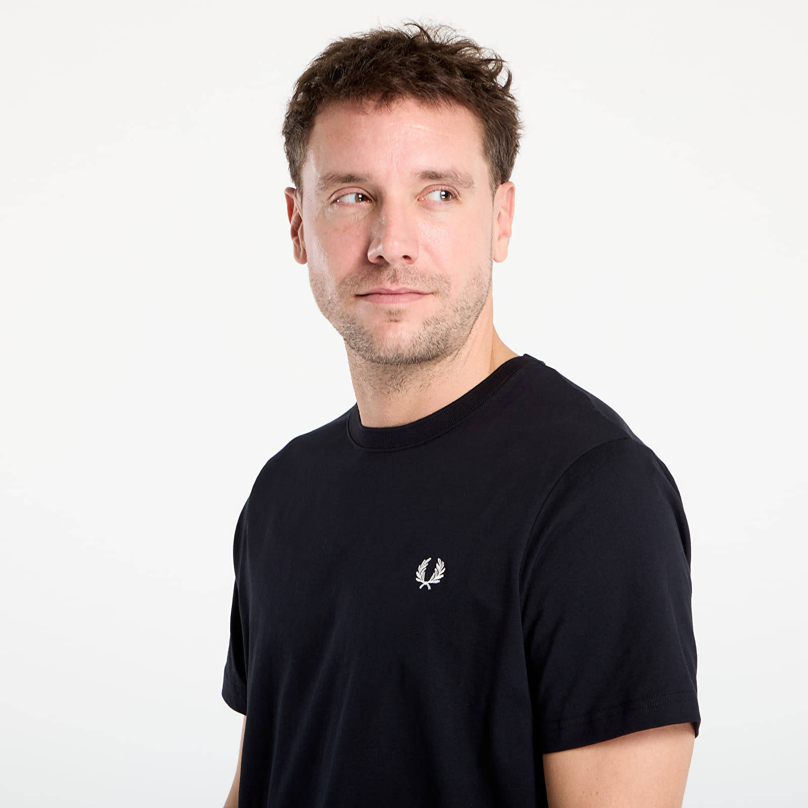 T-shirts FRED PERRY Crew Neck T-Shirt Black