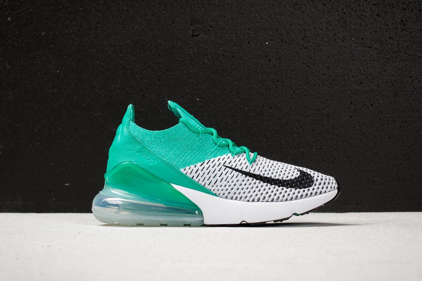 Wmns air max 270 flyknit 'clear emerald' women's sneakers discount